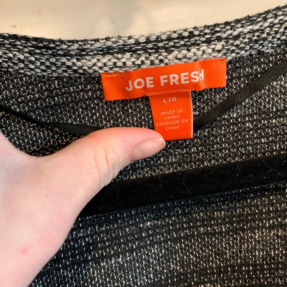 Joe Fresh | Black & White Sweater - Picture 4 of 5